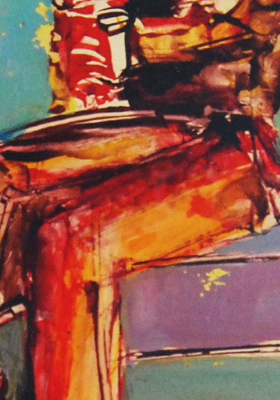 Detalle de textura de «Sin título»