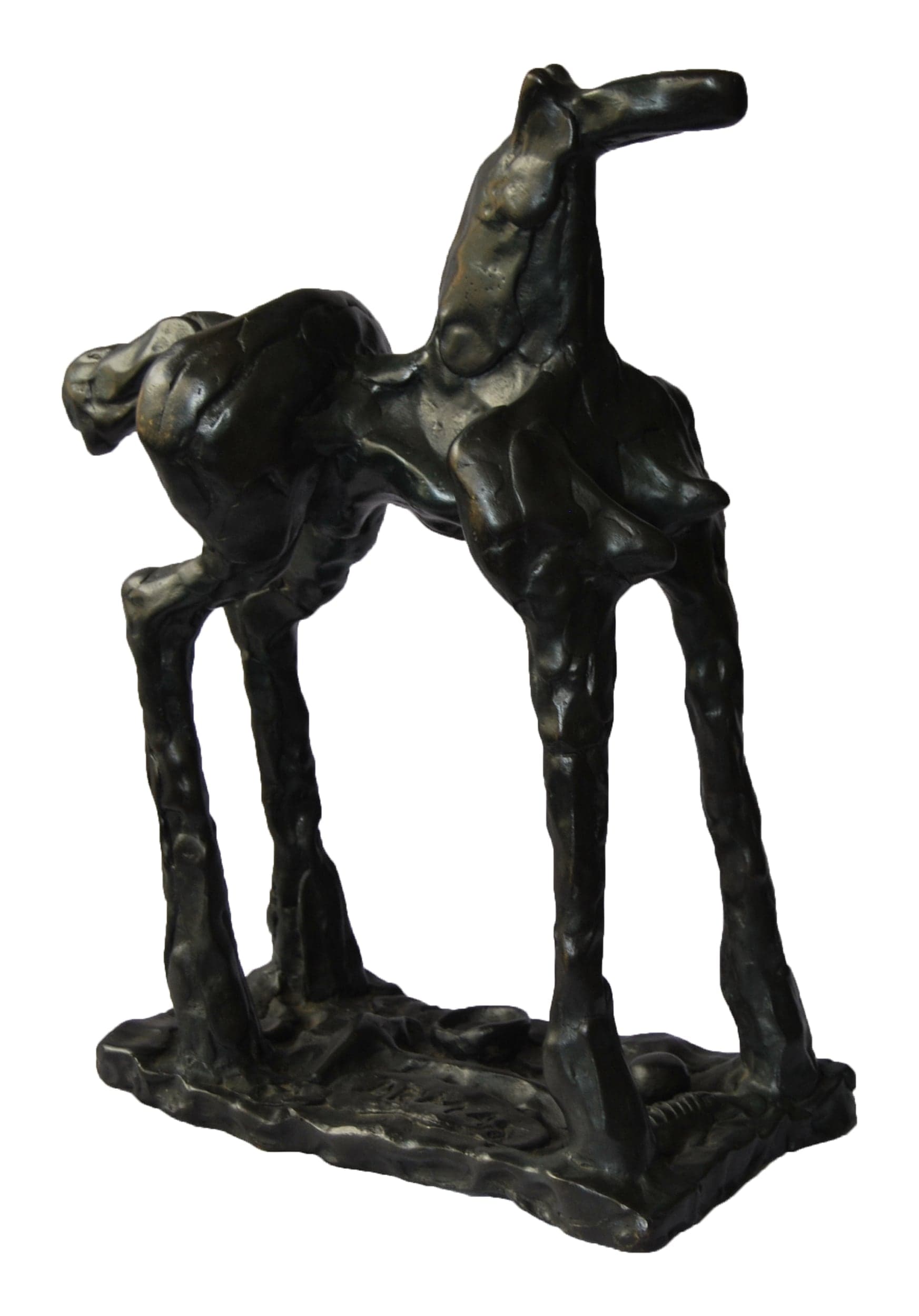 Sin título — Enrico Armas, Sin fecha. Bronce, 41 × 31 cm (16 × 12 in).