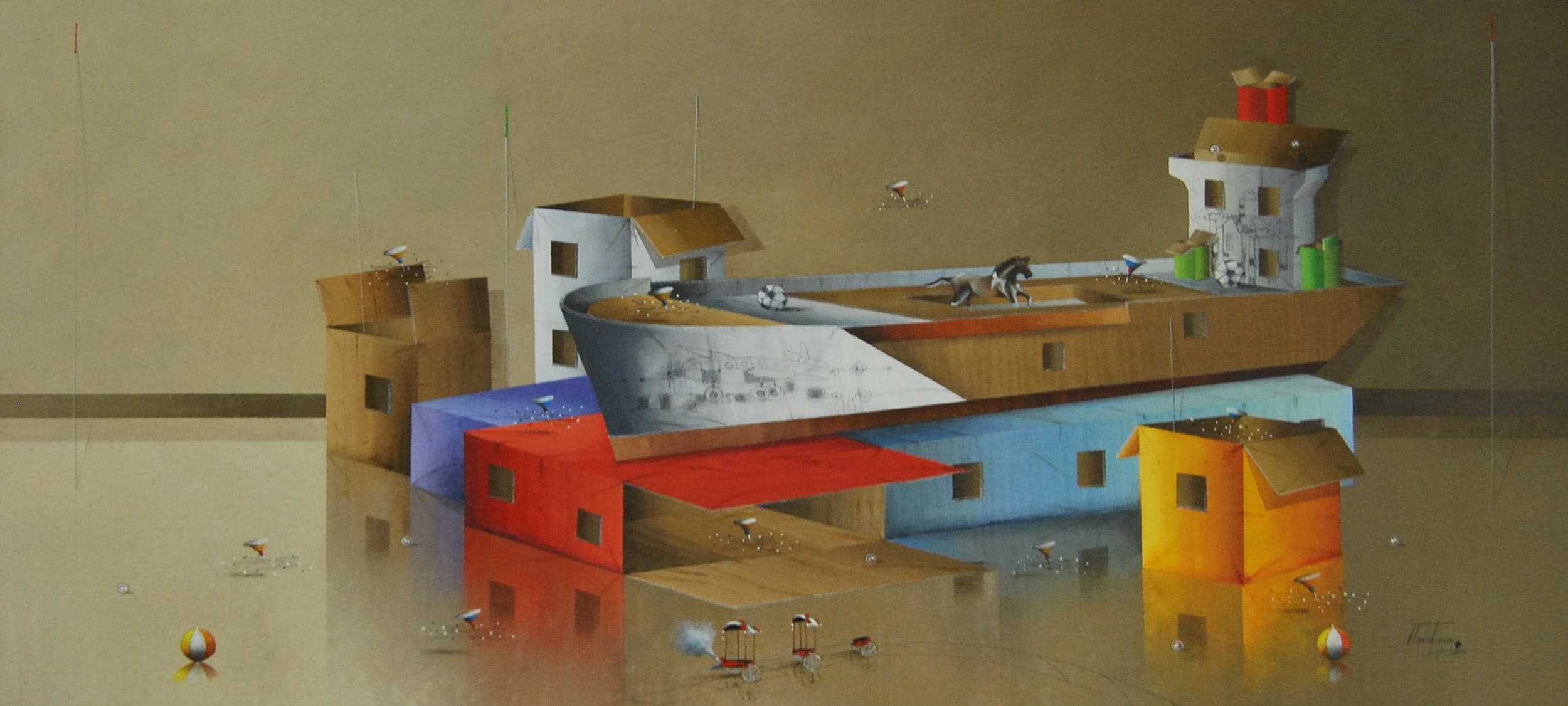 Untitled — José Córdova, 2018. Acrylic on canvas.