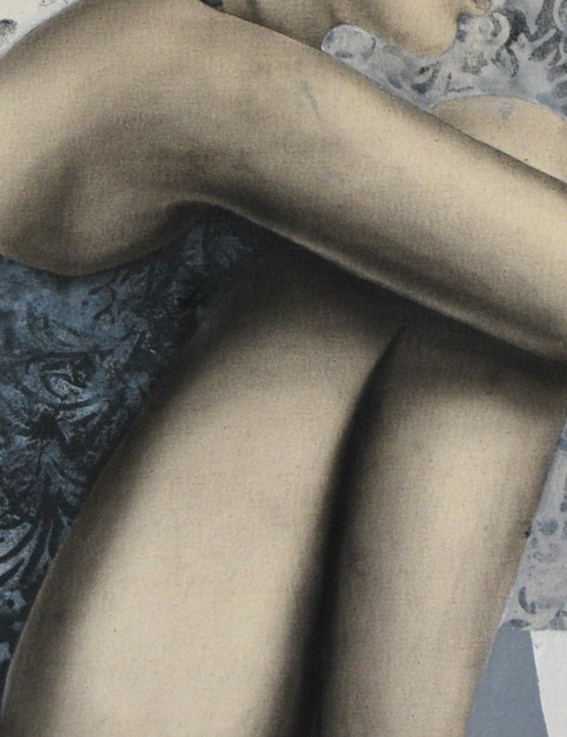 Detalle de textura de «Sin título»