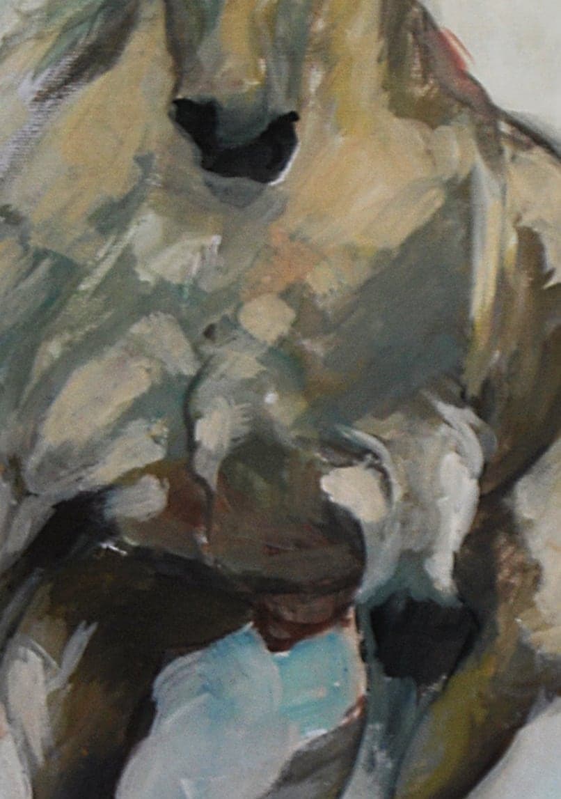 Texture detail of "Untitled"