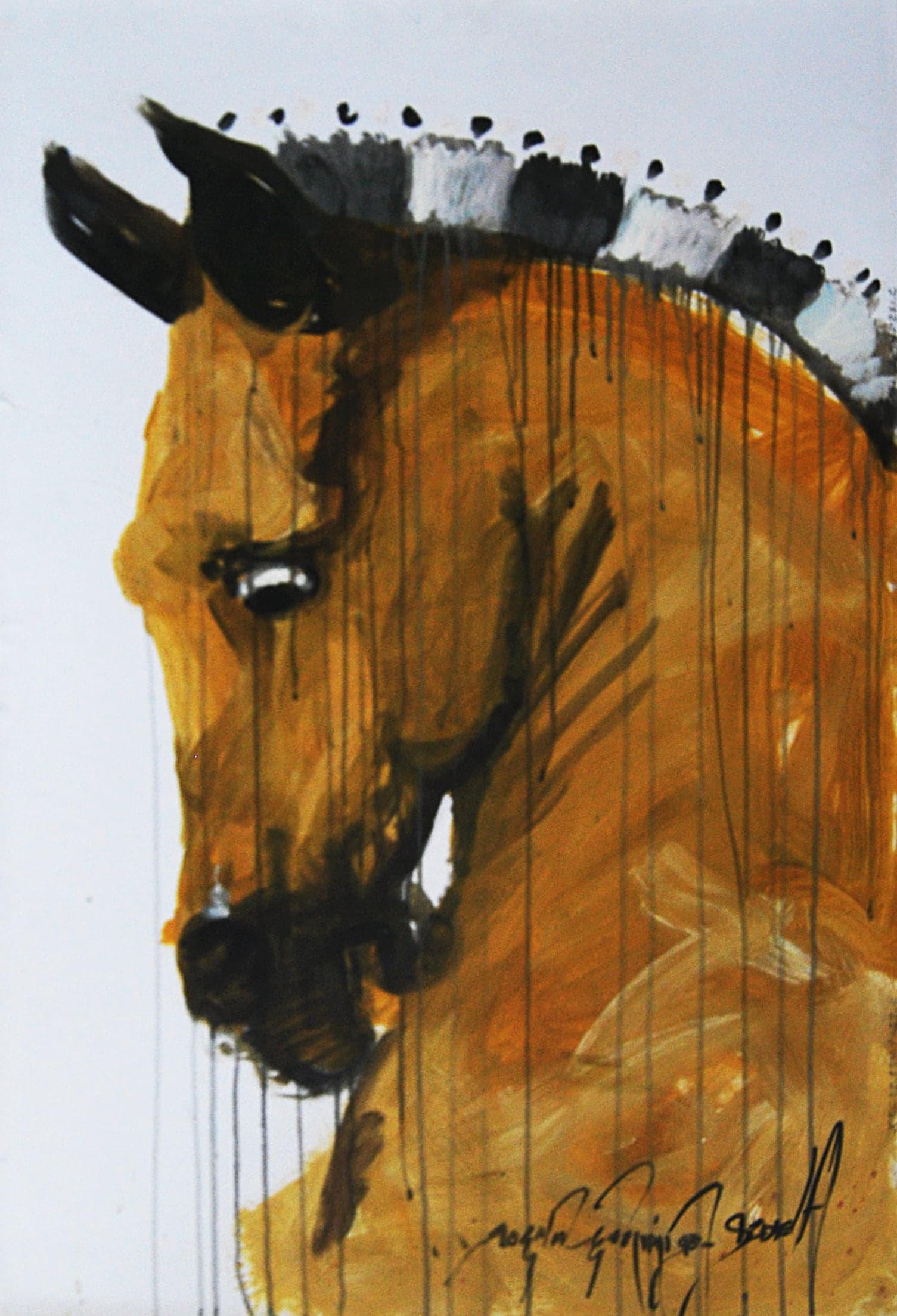 Untitled — Alexis Fernández Salazar, Undated. Acrylic on MDF.