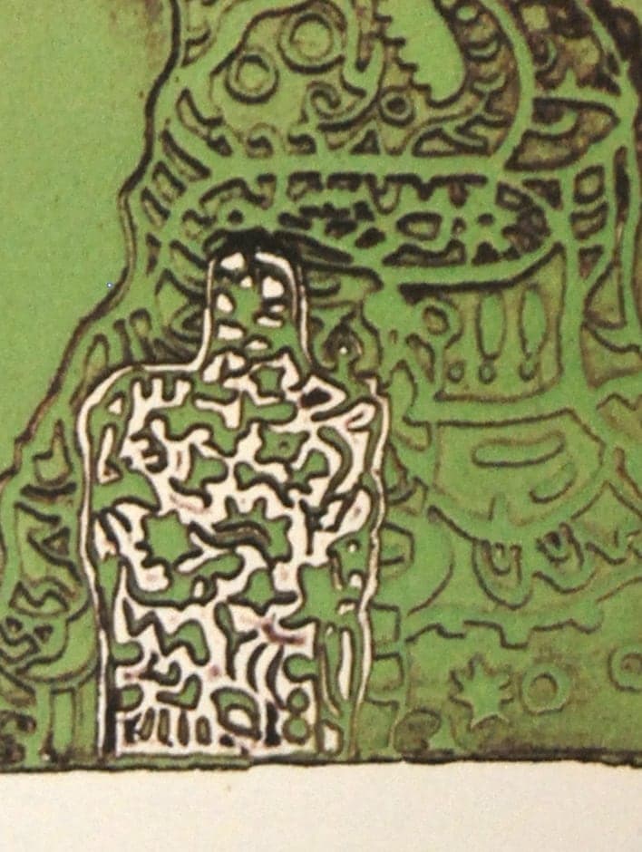 Detalle de textura de «Sin título»