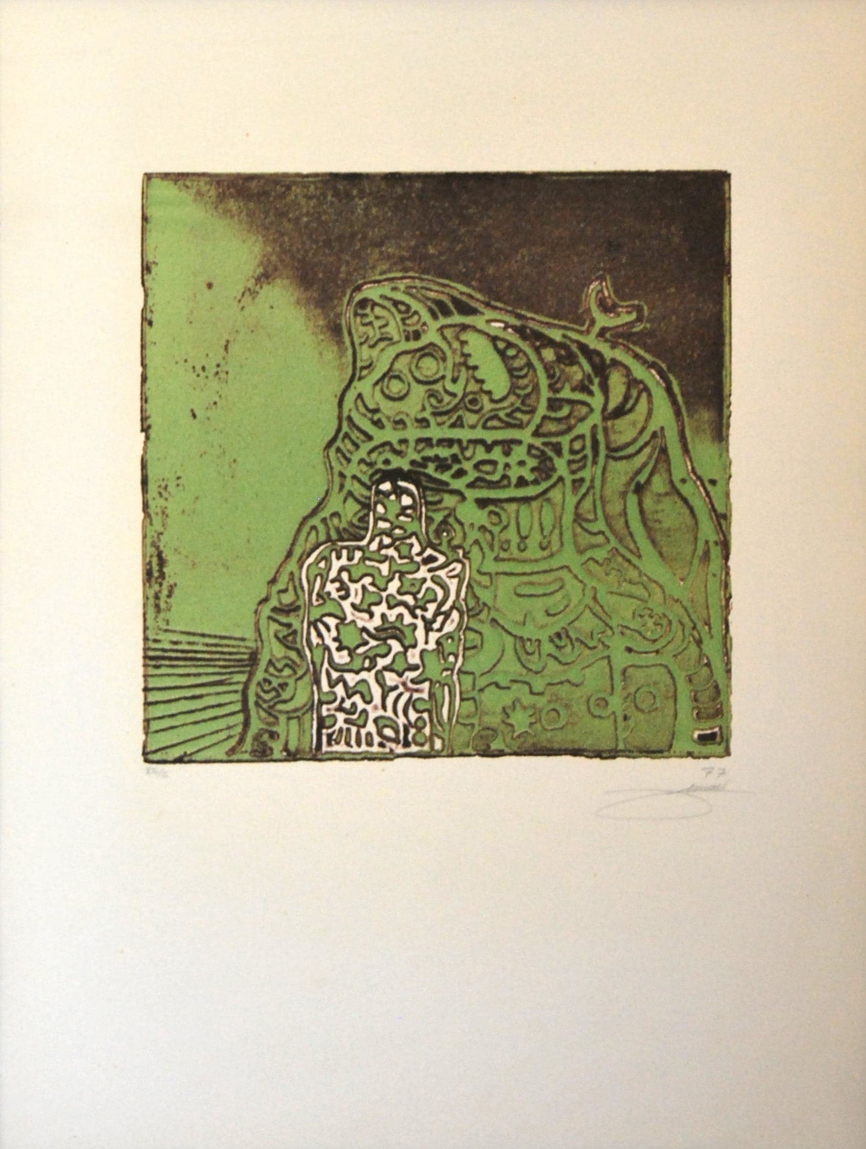 Untitled — Ismael, 1977. Screenprint.