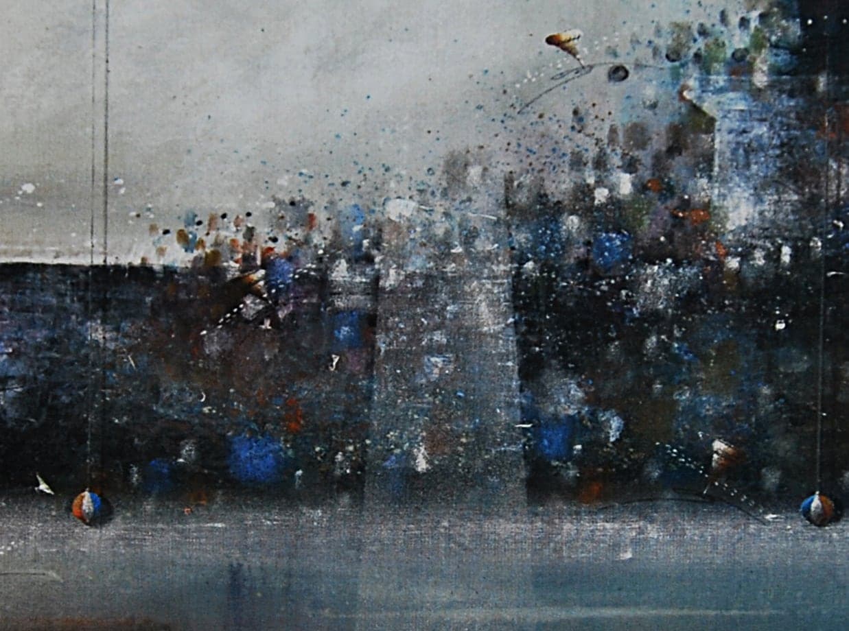 Detalle de textura de «La nube»