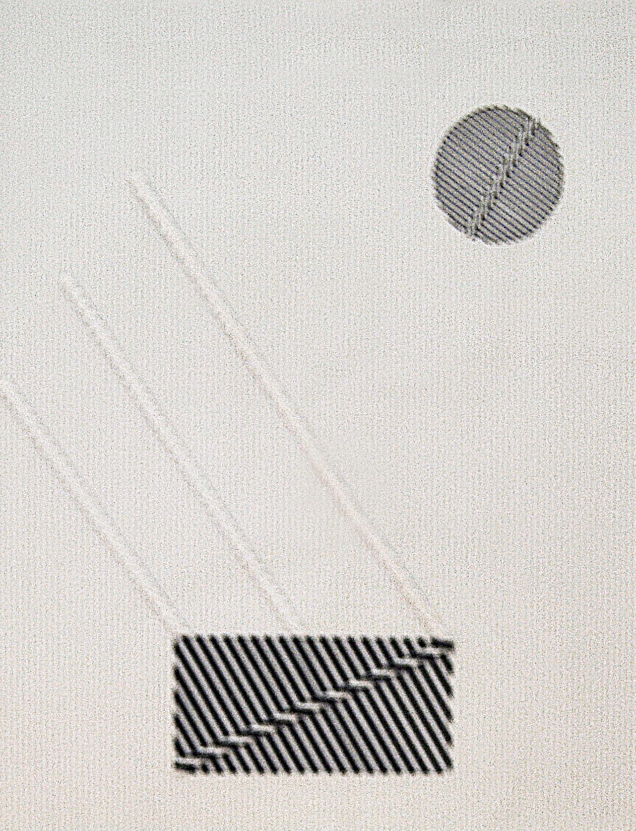 Líneas dispersas — Juan Urbina, 2014. Mixed media on corrugated cardboard.