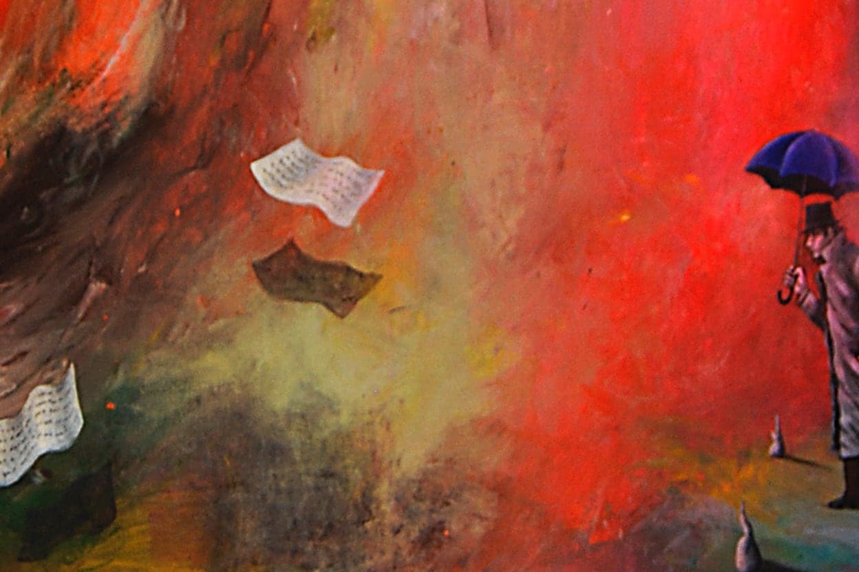 Detalle de textura de «Sin título»