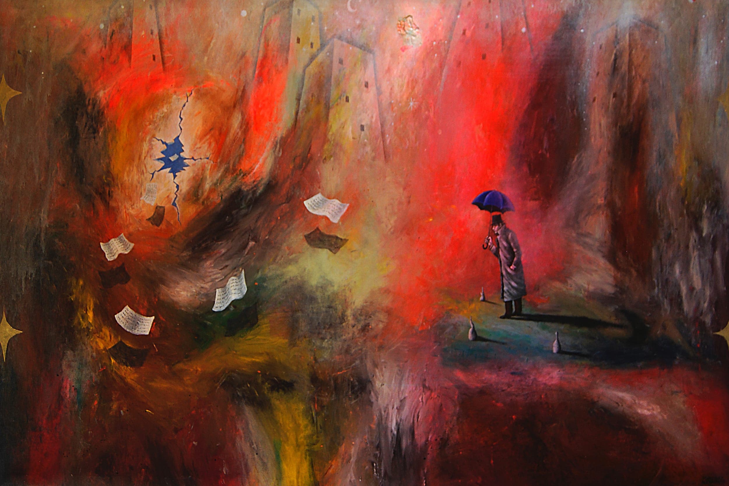 Untitled — Alexander Martínez, 2011. Acrylic on canvas.