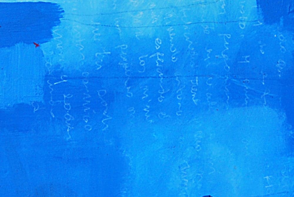 Detalle de textura de «Sin título»