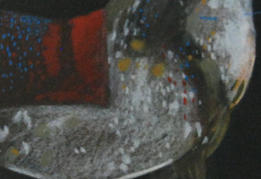 Detalle de textura de «Sin título»