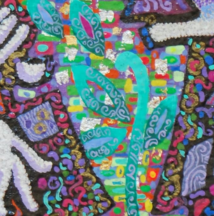 Texture detail of "Untitled"