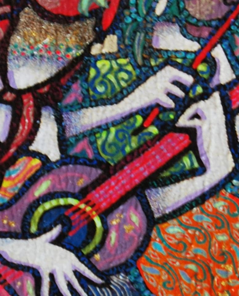 Texture detail of "Untitled"