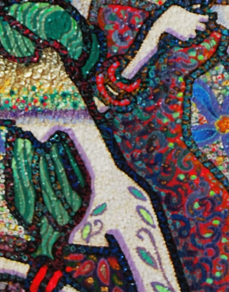 Detalle de textura de «Sin título»