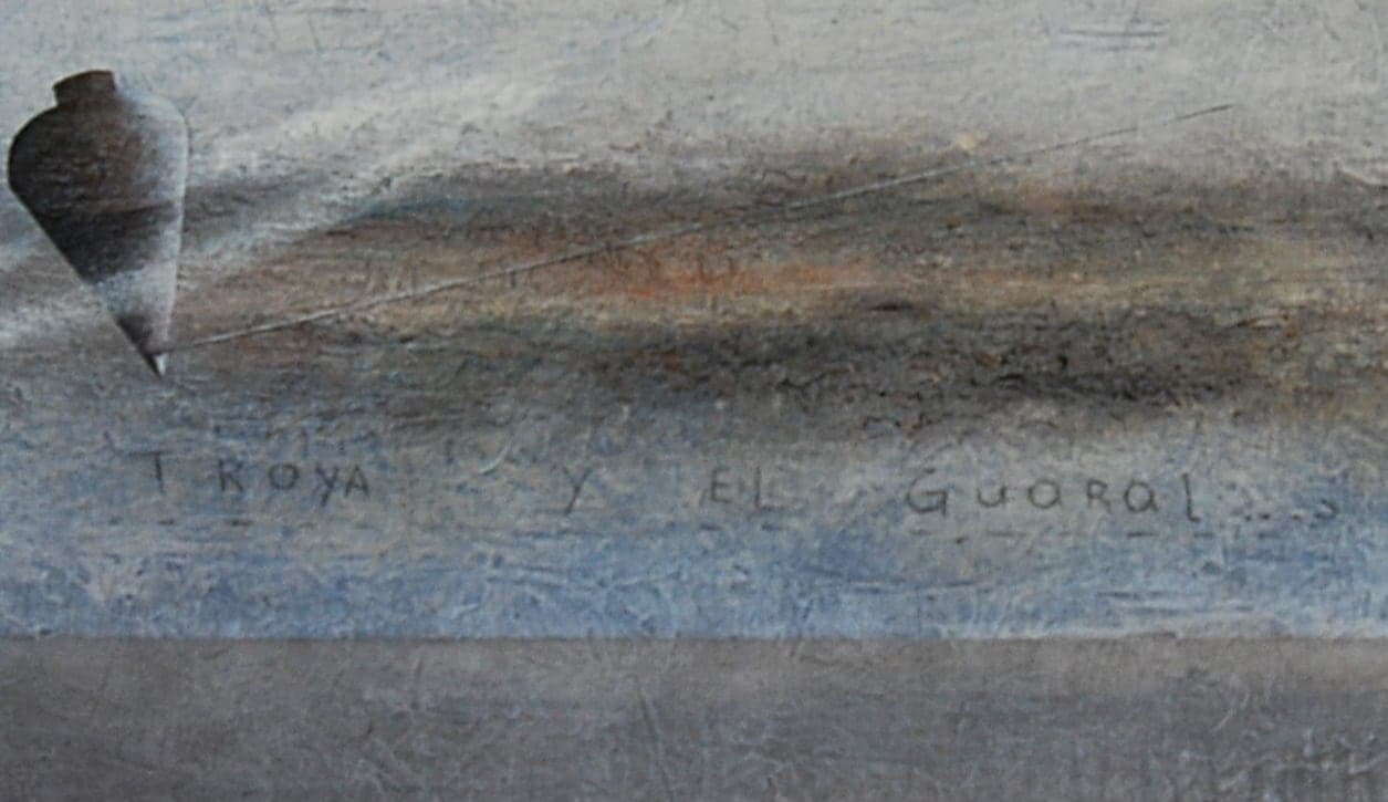 Detalle de textura de «Serie Trompos»