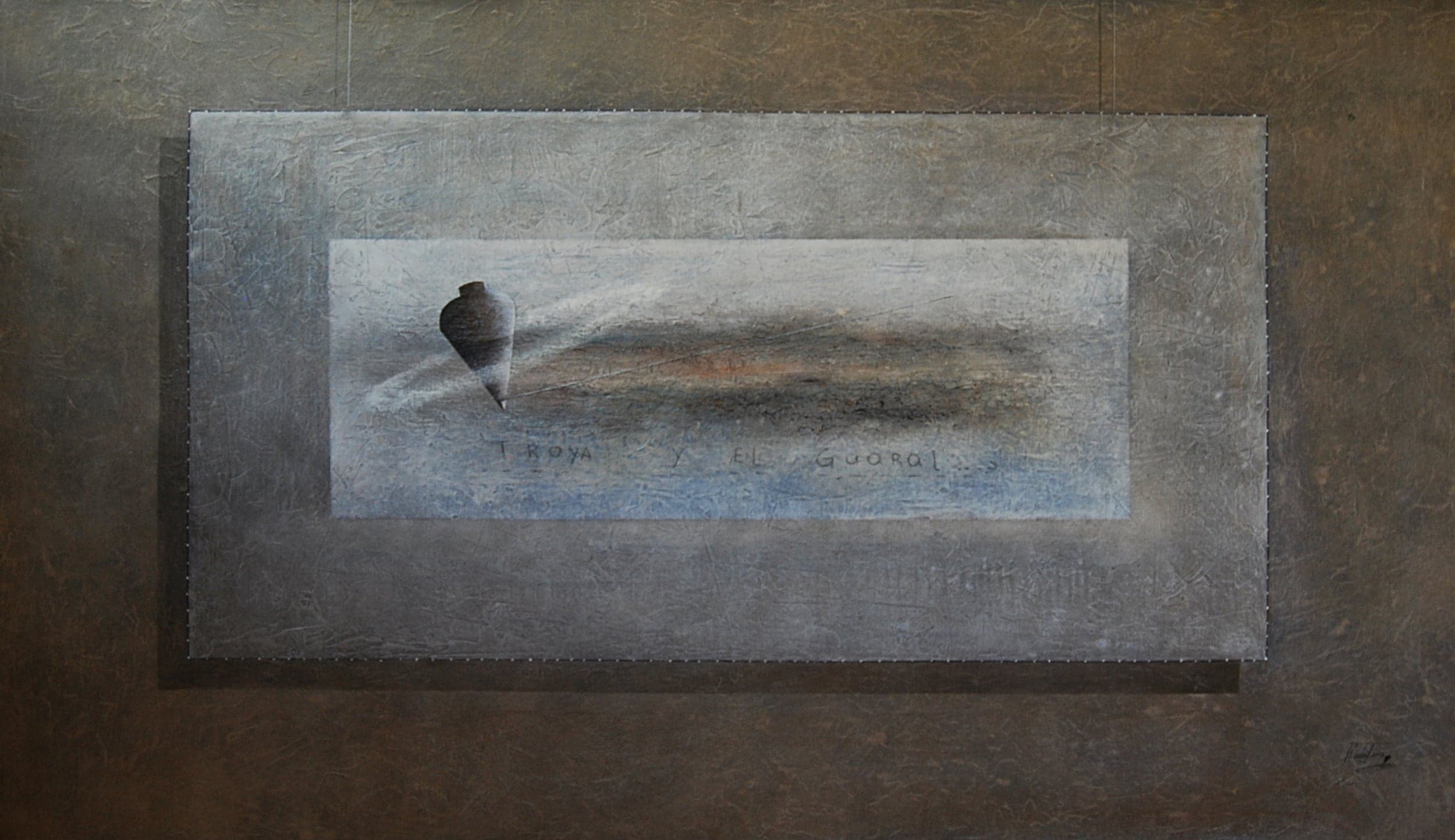 Serie Trompos — José Córdova, 2013. Acrylic on canvas.