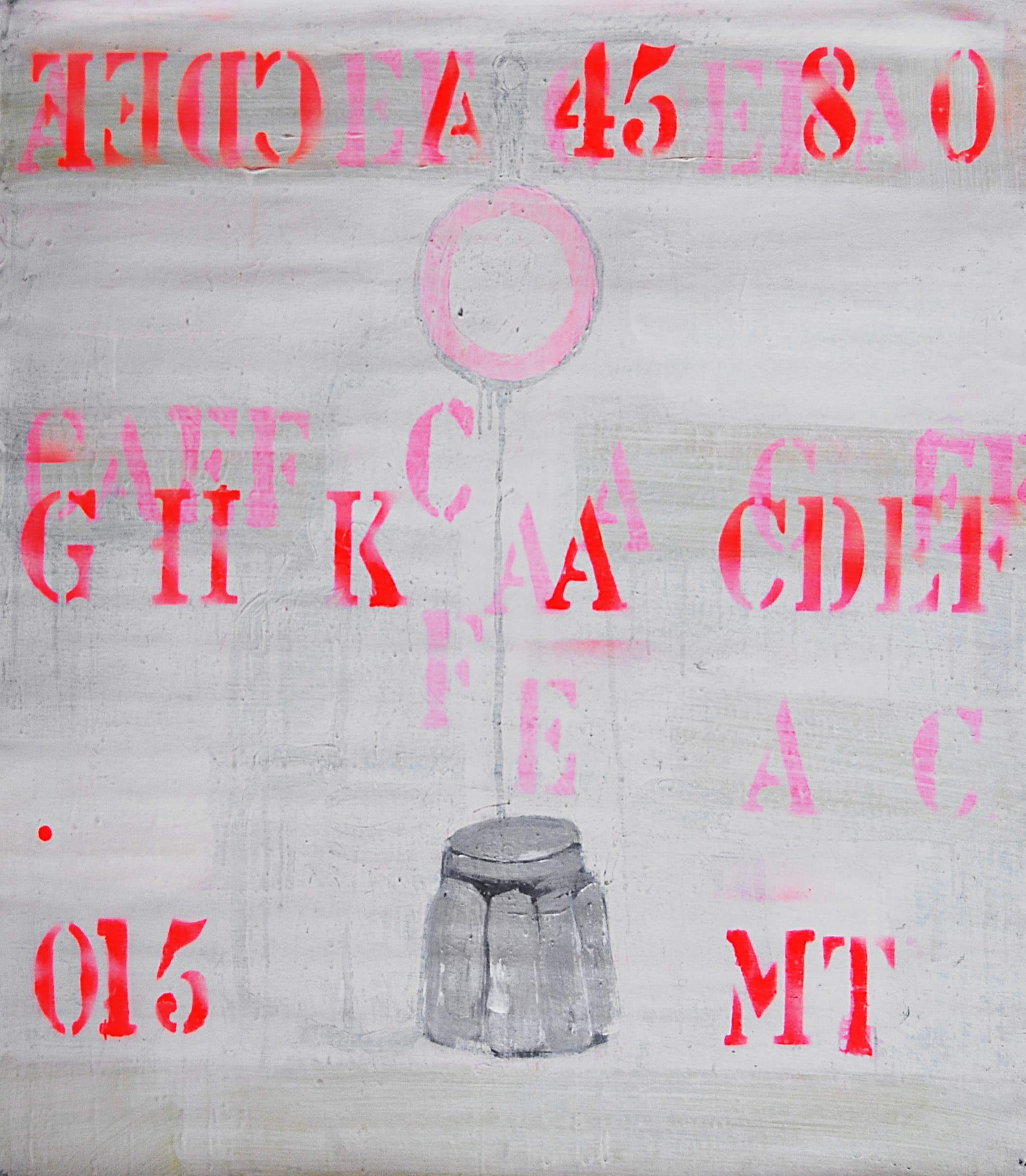 Untitled — Miguel Triviño, 2014. Acrylic on canvas.