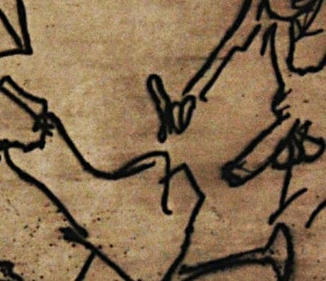 Detalle de textura de «Sin título»