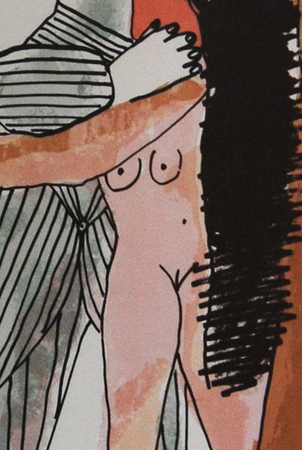 Detalle de textura de «Sin título»